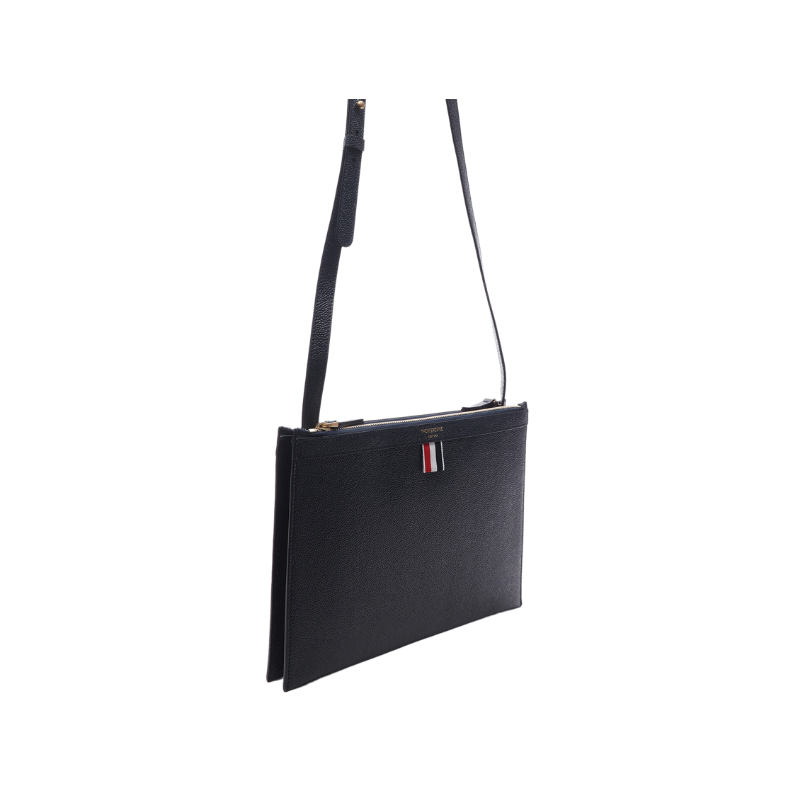 [15% 쿠폰] 톰브라운 페블 레더 더블 지퍼 숄더백 네이비([15% 쿠폰] Thom Browne Pebble Leather Double Zipper Shoulder Bag Navy) - 3
