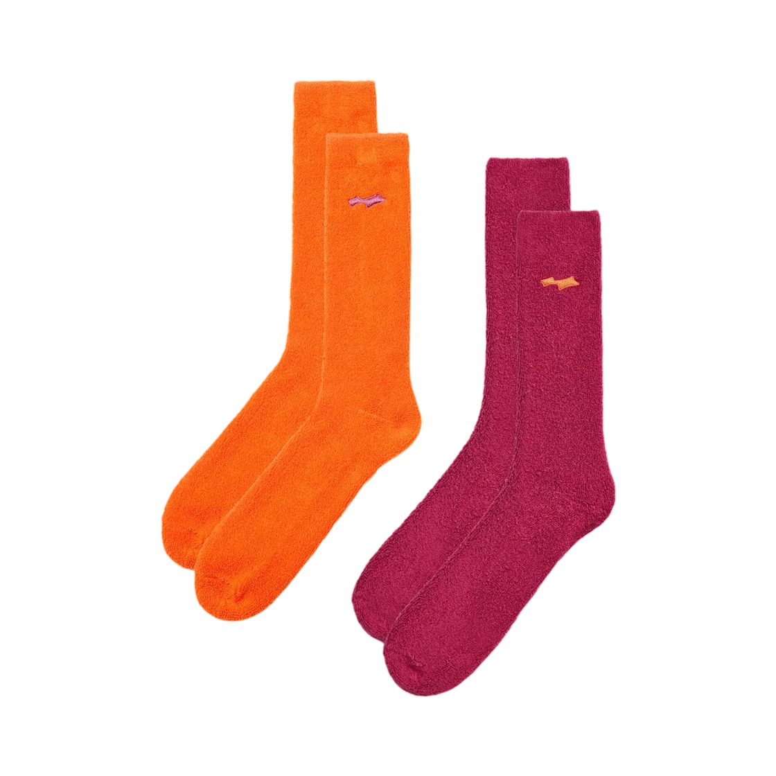 스카이라크 씬 루프 삭스 체다 베리 (2개입)(SKYLRK Thin Loop Sock Cheddar Berry (2 Pack))