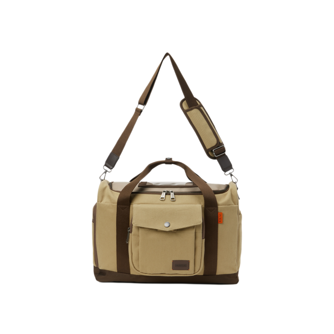 P255ABB450070 BROMPTON LONDON Bike Boston Bag Beige