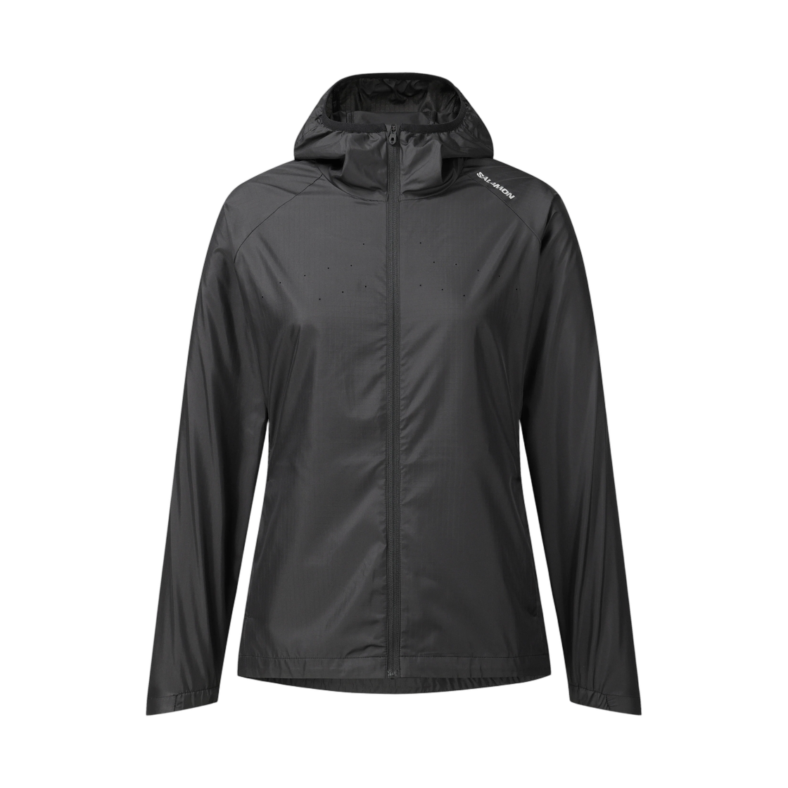 LD0419800 (W) Salomon Tempos Running Jacket Black