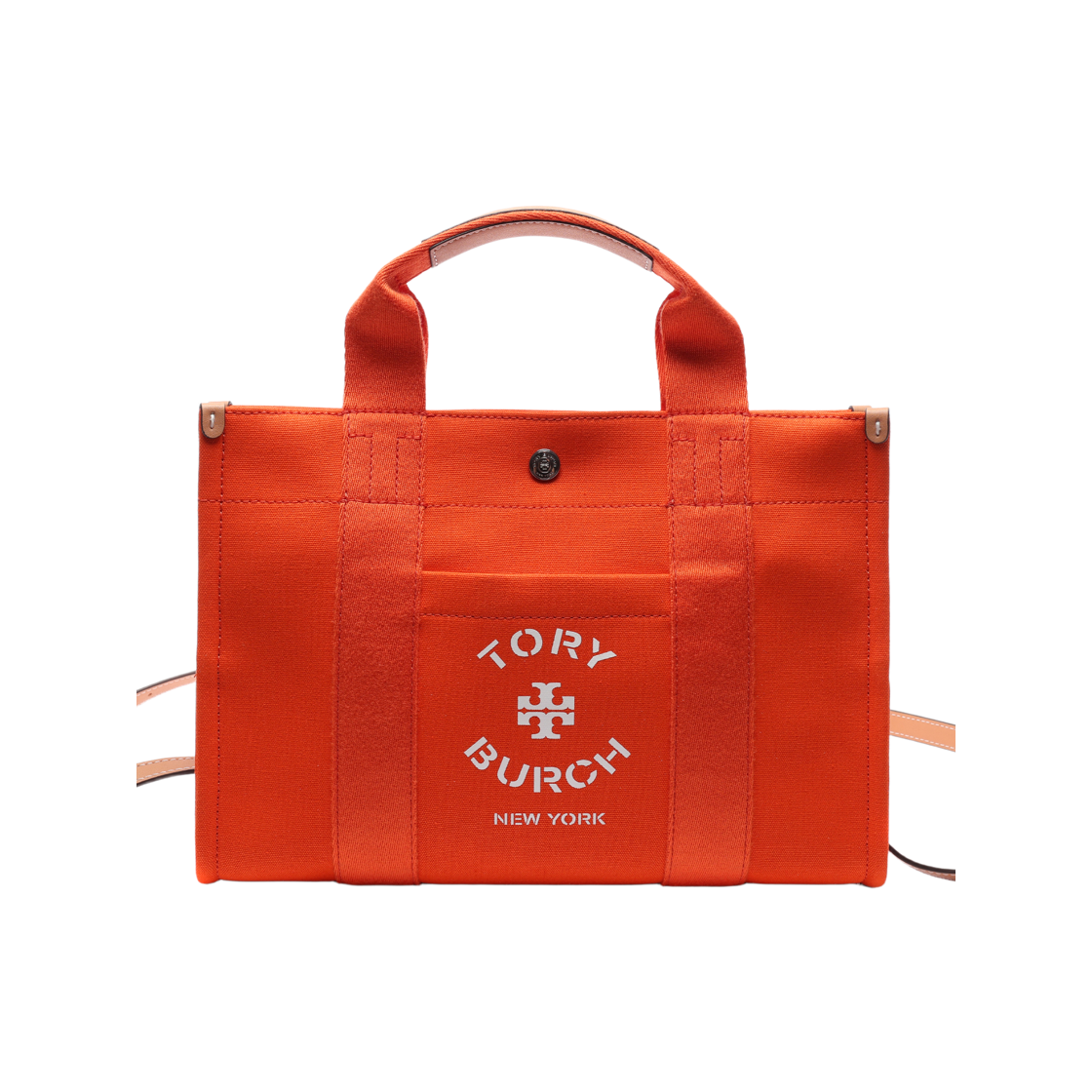 148661 816 23F [25% 쿠폰] Tory Burch Logo Tote Bag Orange
