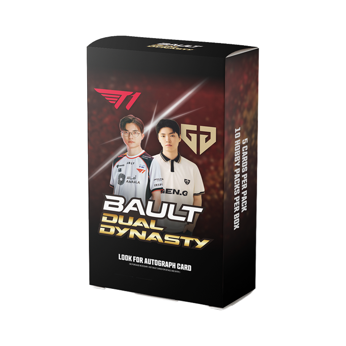 볼트 트레이딩 카드 2026 듀얼 다이나스티 T1 vs 젠지 박스 (10팩)(Bault Trading Card 2026 Dual Dynasty T1 vs Gen.g Box (Pack of 10))
