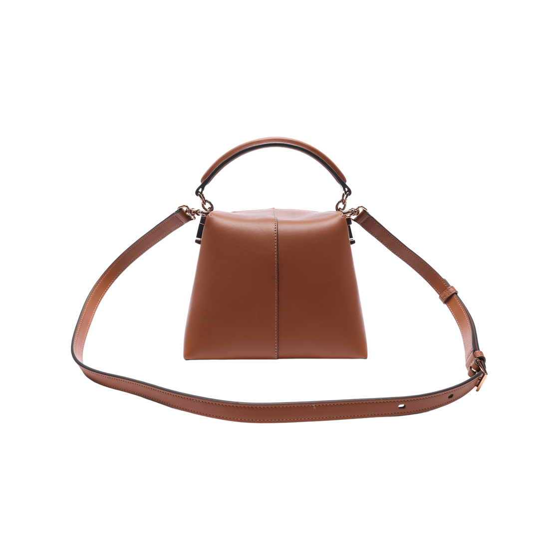 [25% 쿠폰] 토즈 T 케이스 레더 메신저 토트백 마이크로 브라운([25% 쿠폰] Tod's T Case Messenger Tote Bag in Leather Micro Brown) - 4