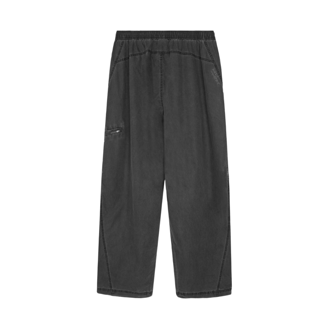 뉴발란스 이스케이프 워시드 우븐 와이드 팬츠 차콜(New Balance Escape Washed Woven Wide Pants Charcoal) - 2