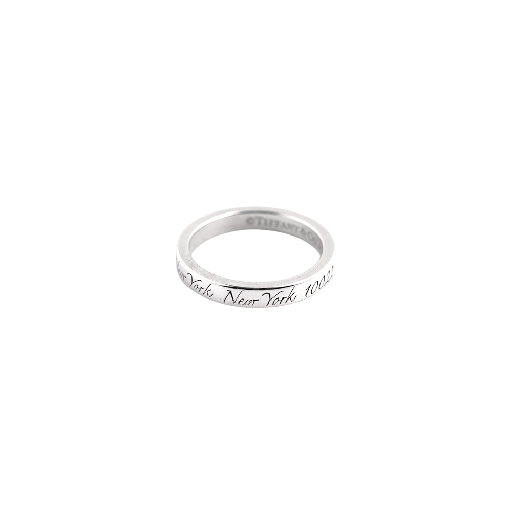 IT67R9IENHNR Tiffany & Co. New York 100th Anniversary Silver Ring