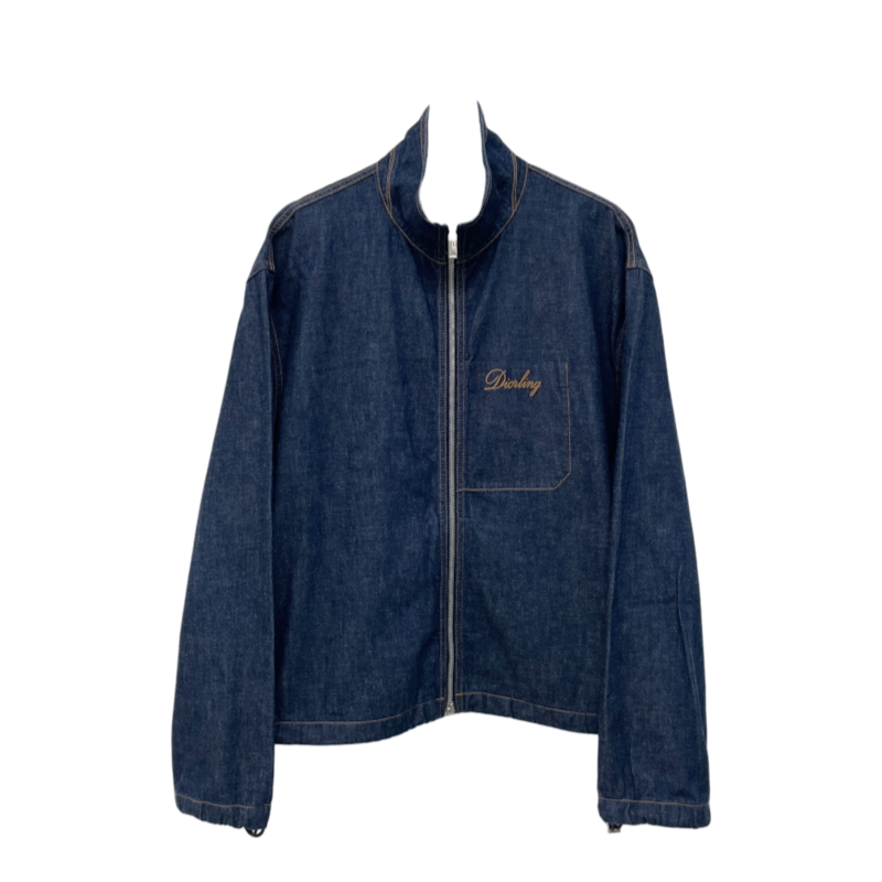 ITPEIKNHLMER Dior 25FW Embroidered Denim Bomber Jacket H00365