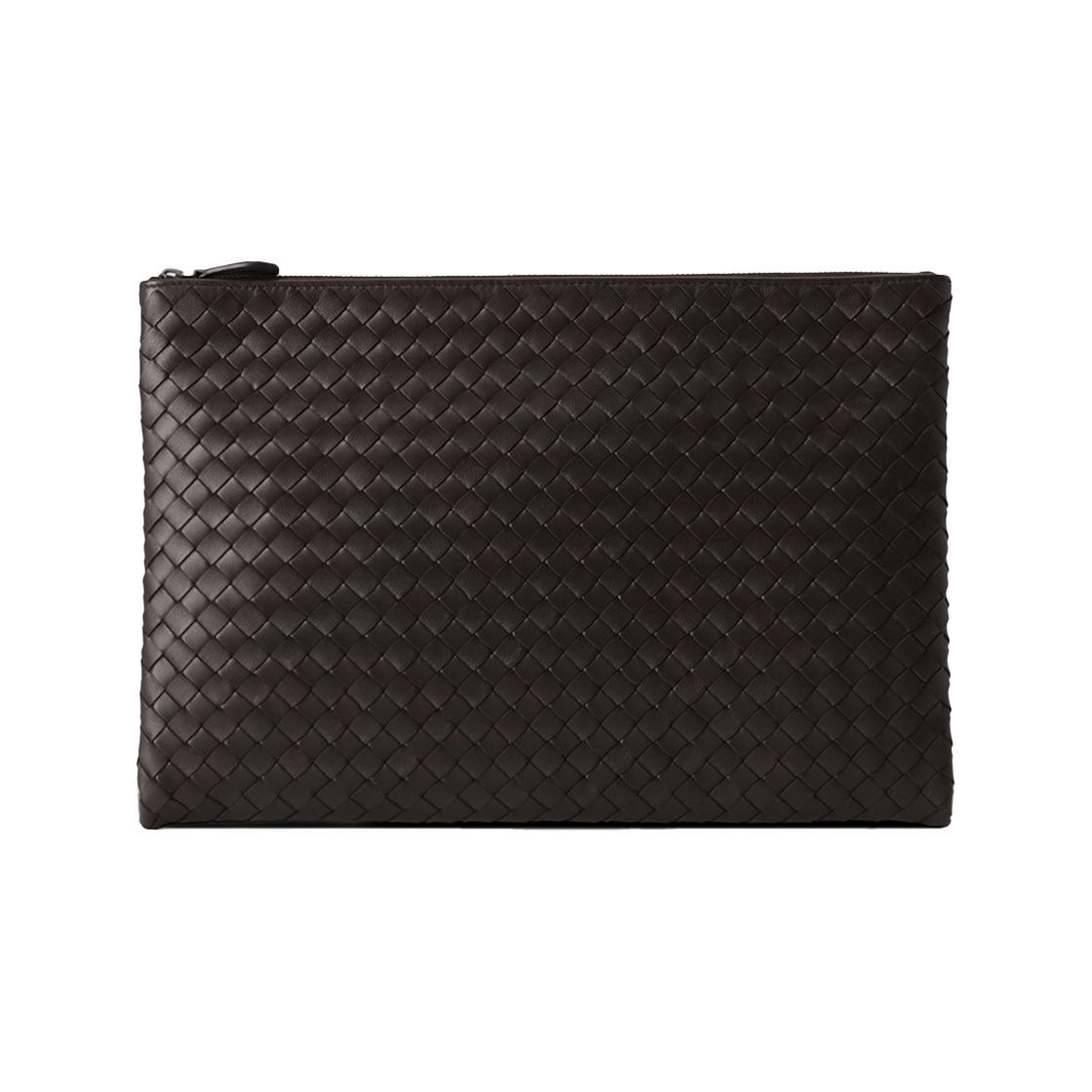 522430 V3UN1 2114 [25% 쿠폰] Bottega Veneta Intrecciato Clutch Dark Brown
