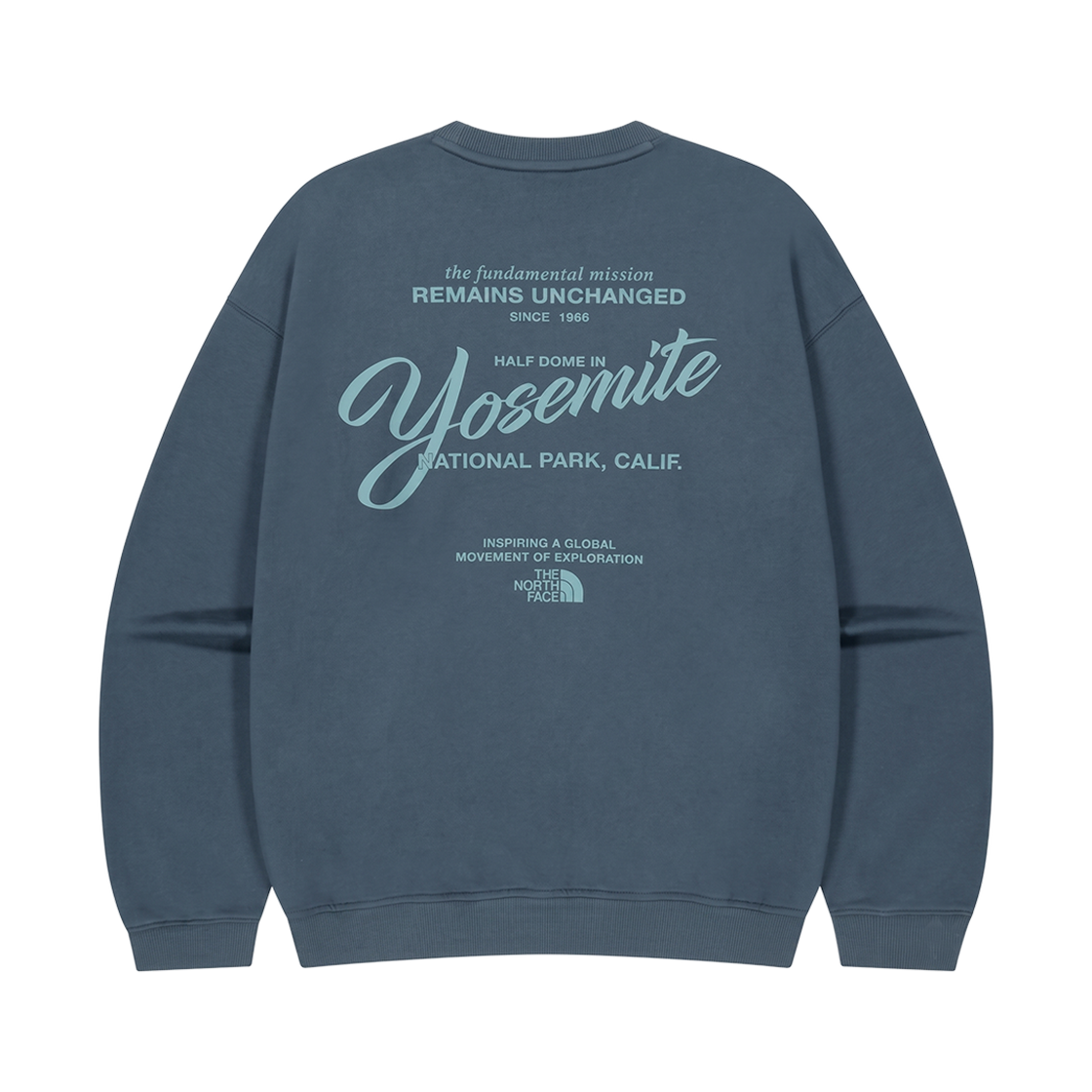 NM5MS55L The North Face White Label Yosemite Sweatshirts Dusk Blue - 26FW