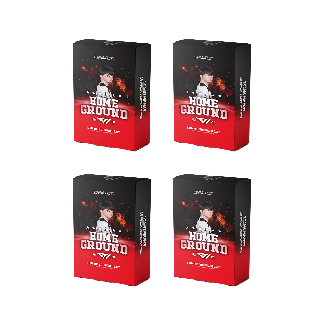 볼트 트레이딩 카드 2026 T1 홈그라운드 에디션 4 박스 (40팩)(Bault Trading Card 2026 T1 Homeground Edition 4 Boxes (Pack of 40))