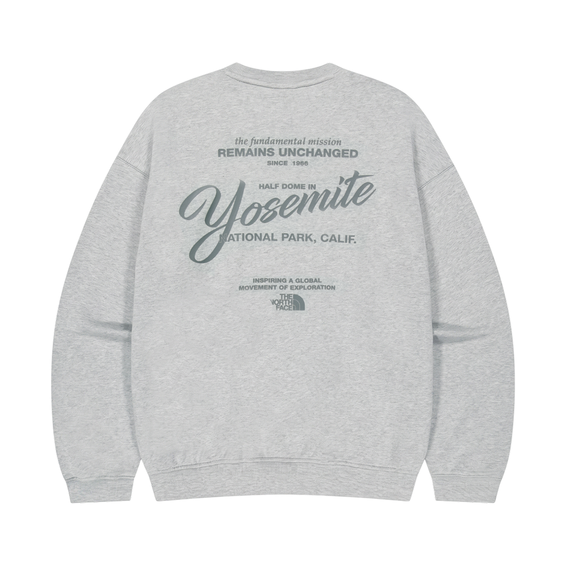 NM5MS55J The North Face White Label Yosemite Sweatshirts Melange Grey - 26FW