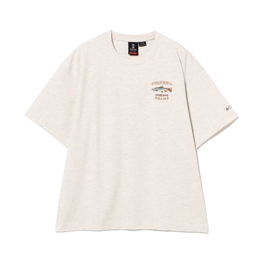 (W) 컬럼비아 x 빔즈 보이 그래픽 티셔츠 컬리지에이트 스톤((W) Columbia x Beams Boy Graphic T-Shirt Collegate Stone) - 2