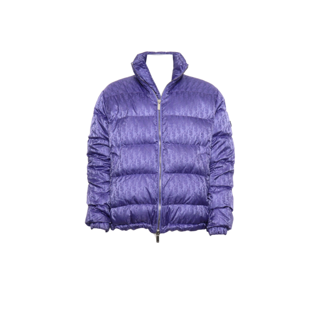 ITPKW66C3AK5 Dior Purple Tonal Oblique Technical Jacquard Dior Patch Down Jacket