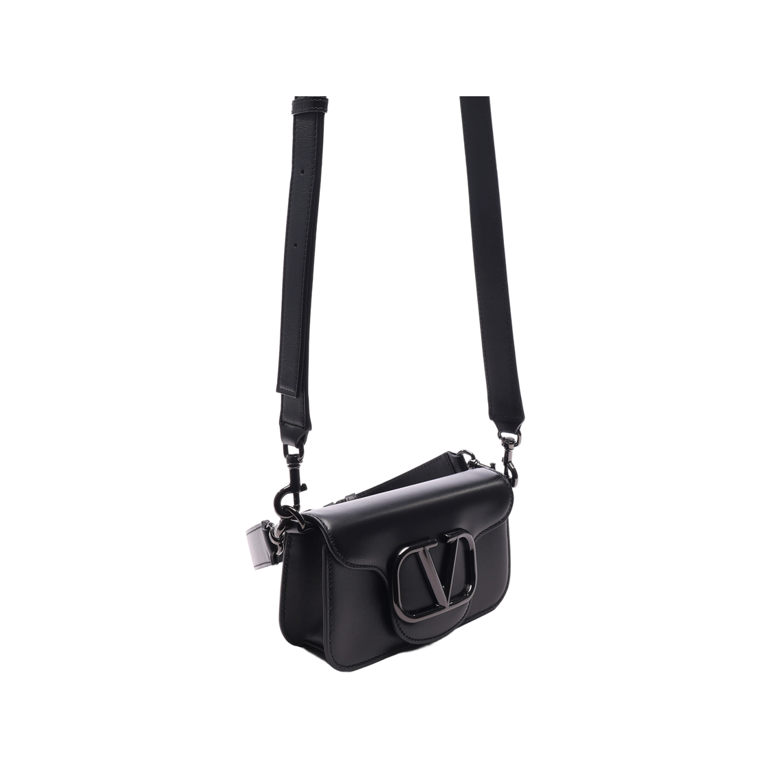 [25% 쿠폰] 발렌티노 미니 로코 카프스킨 크로스바디백 블랙([25% 쿠폰] Valentino Mini Loco Calfskin Crossbody Bag Black) - 3