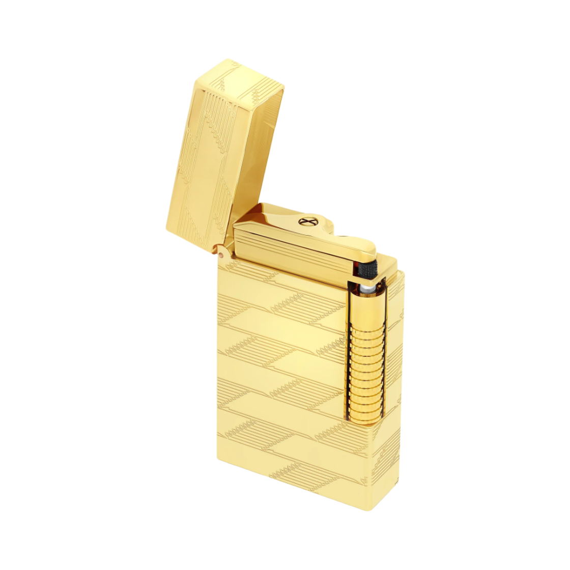 S.T. 듀퐁 르 그랜드 듀퐁 기로쉐 라이터 모노그램 1872 골드(S.T. Dupont Le Grand Dupont Guilloche Lighter Monogram 1872 Gold) - 3