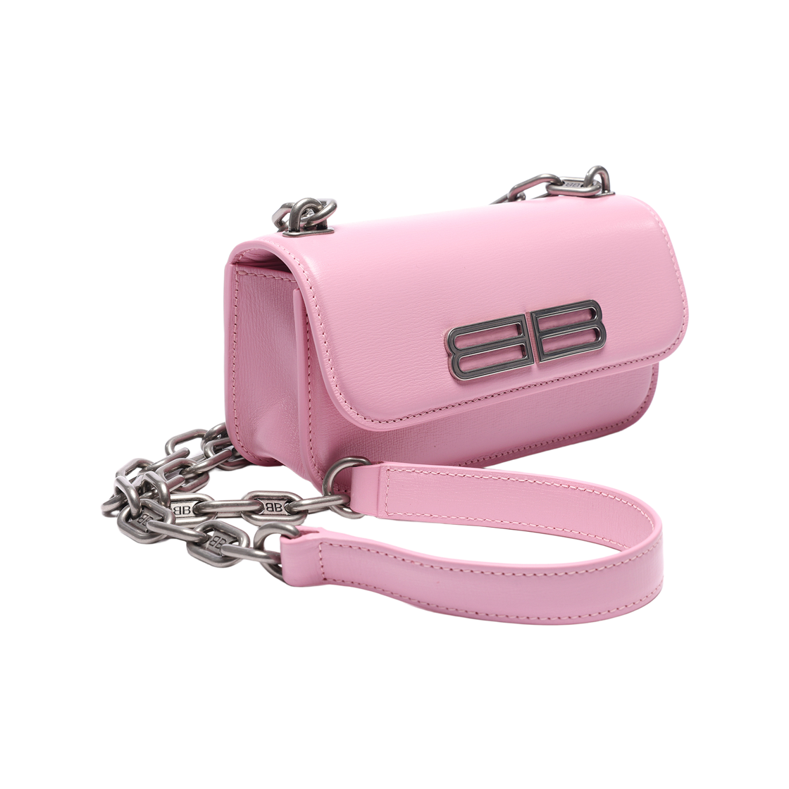 [25% 쿠폰] 발렌시아가 체인 가십 XS 백 핑크([25% 쿠폰] Balenciaga Gossip XS Bag with Chain Pink) - 3