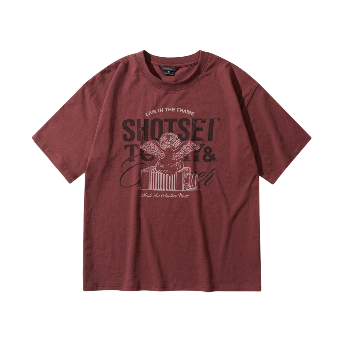 ISST7868_burgundy_29 WV PROJECT Frameshot Short Sleeve Burgundy ISST7868