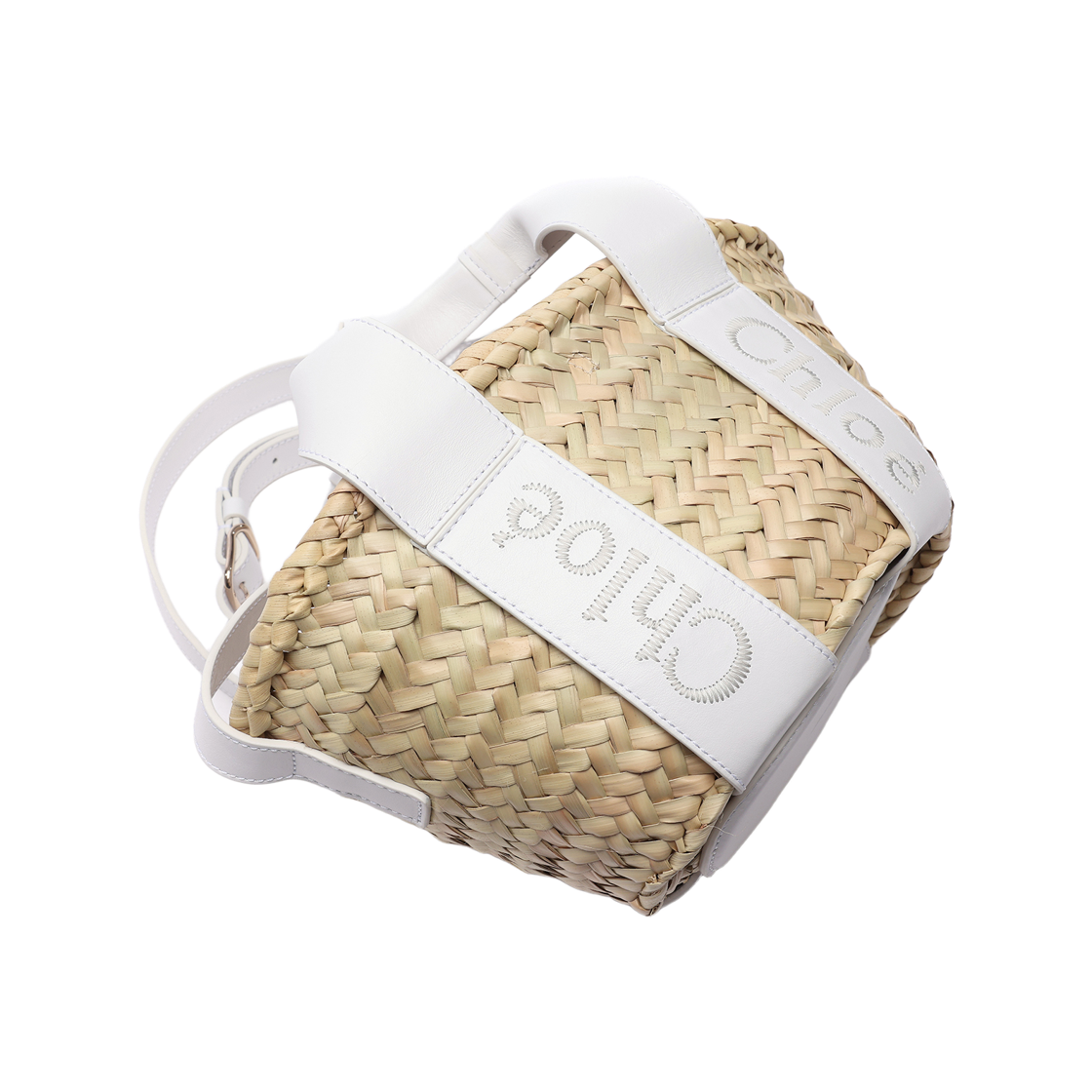[25% 쿠폰] 끌로에 센스 스몰 베스킷 크리스탈 화이트([25% 쿠폰] Chloe Sense Small Basket Crystal White) - 5