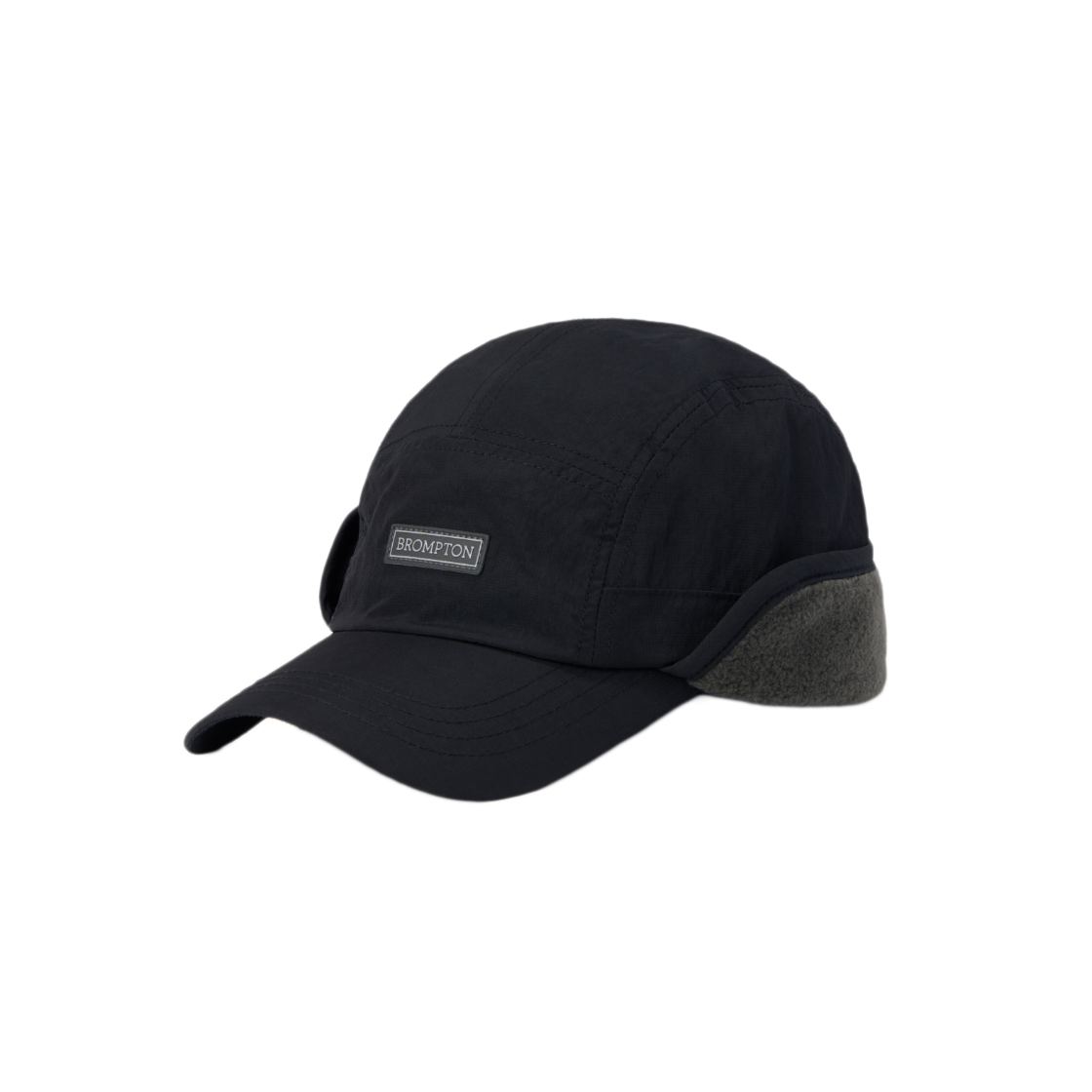 브롬톤 런던 이어플랩 캠프 캡 블랙(BROMPTON LONDON Earflap Camp Cap Black) - 5