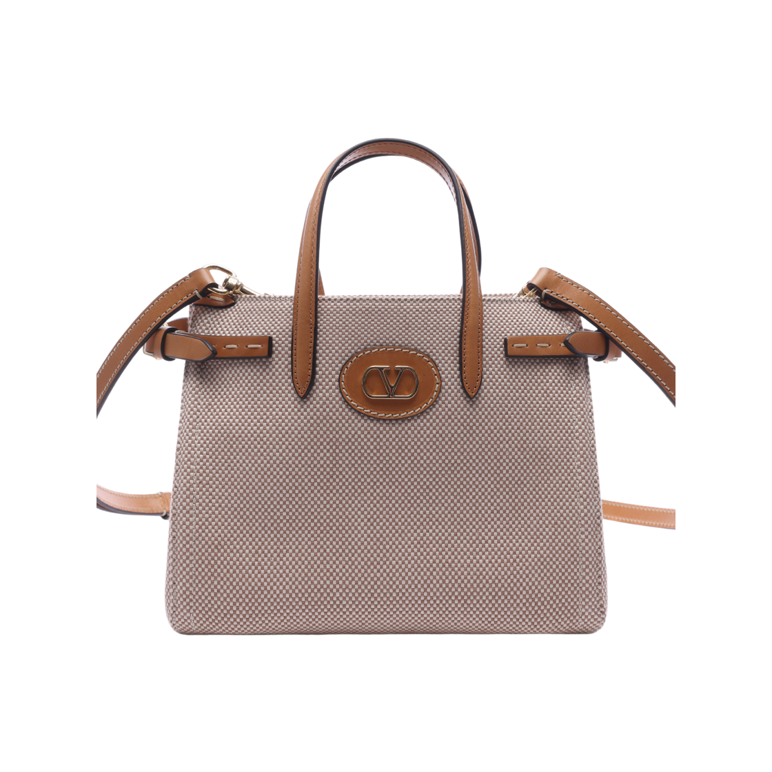6W2B0R20 EZT R2H 25S [25% 쿠폰] Valentino Antibes Small Tote Bag Beige
