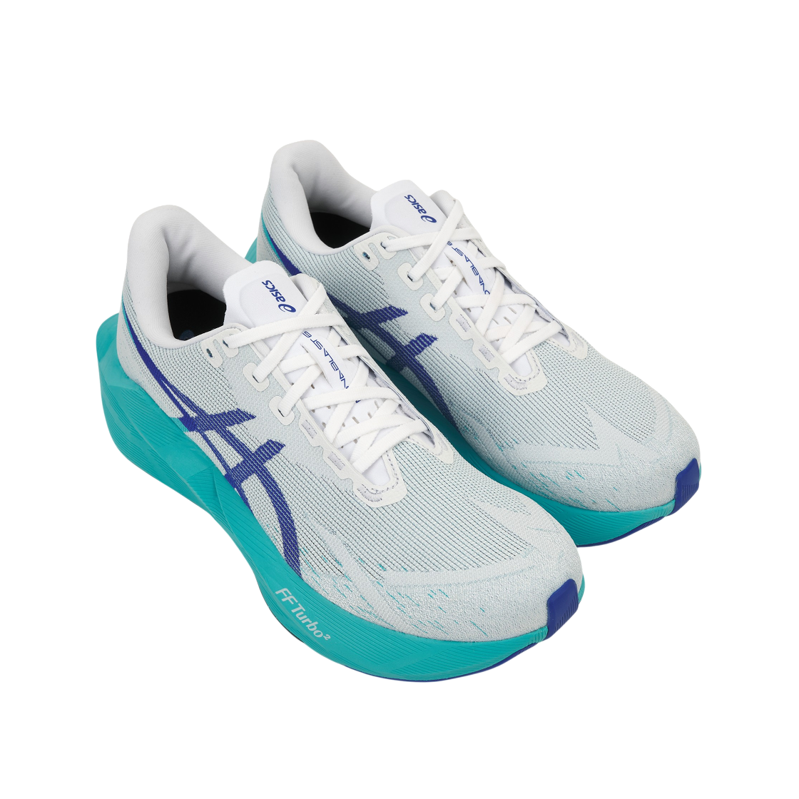 아식스 노바블라스트 6 화이트 에너지 아쿠아(Asics Novablast 6 White Energy Aqua) - 4