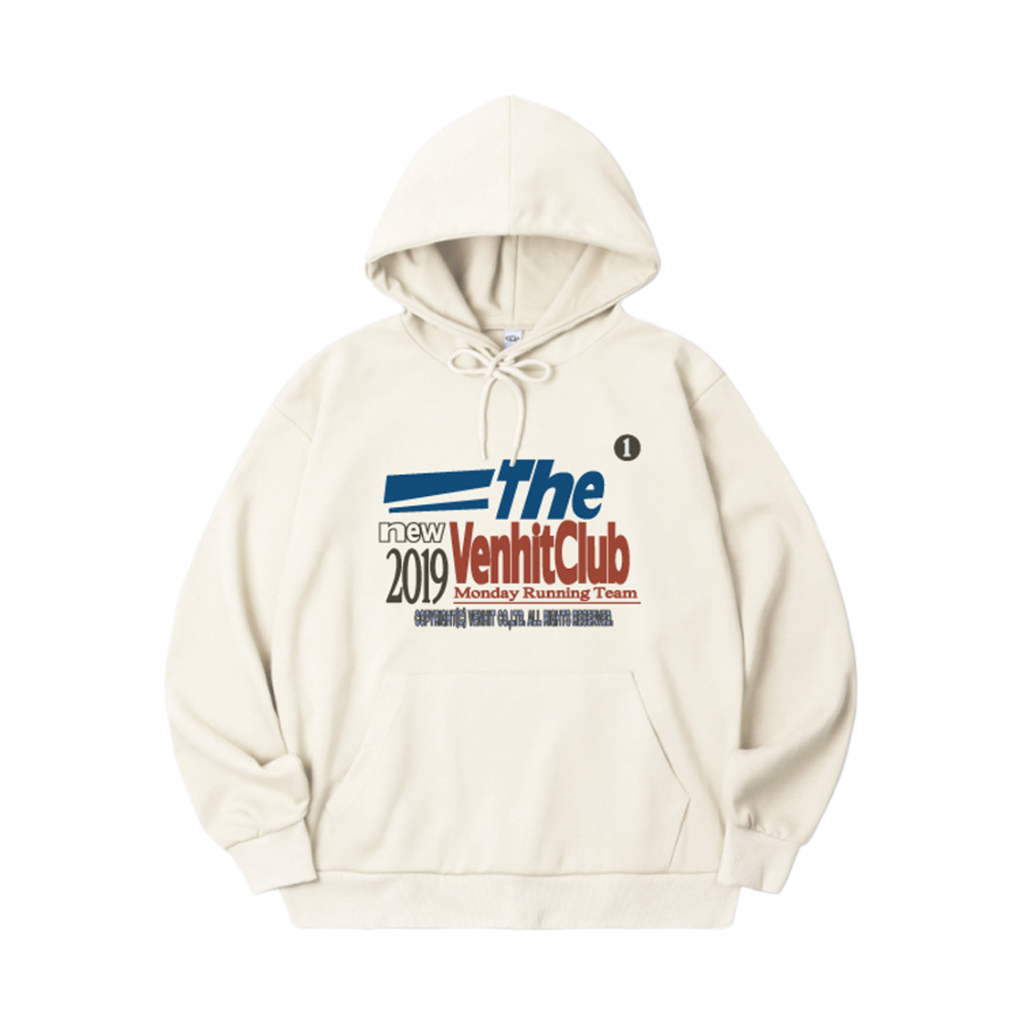 100170-0007 venhit MRT hoodie cotton cream