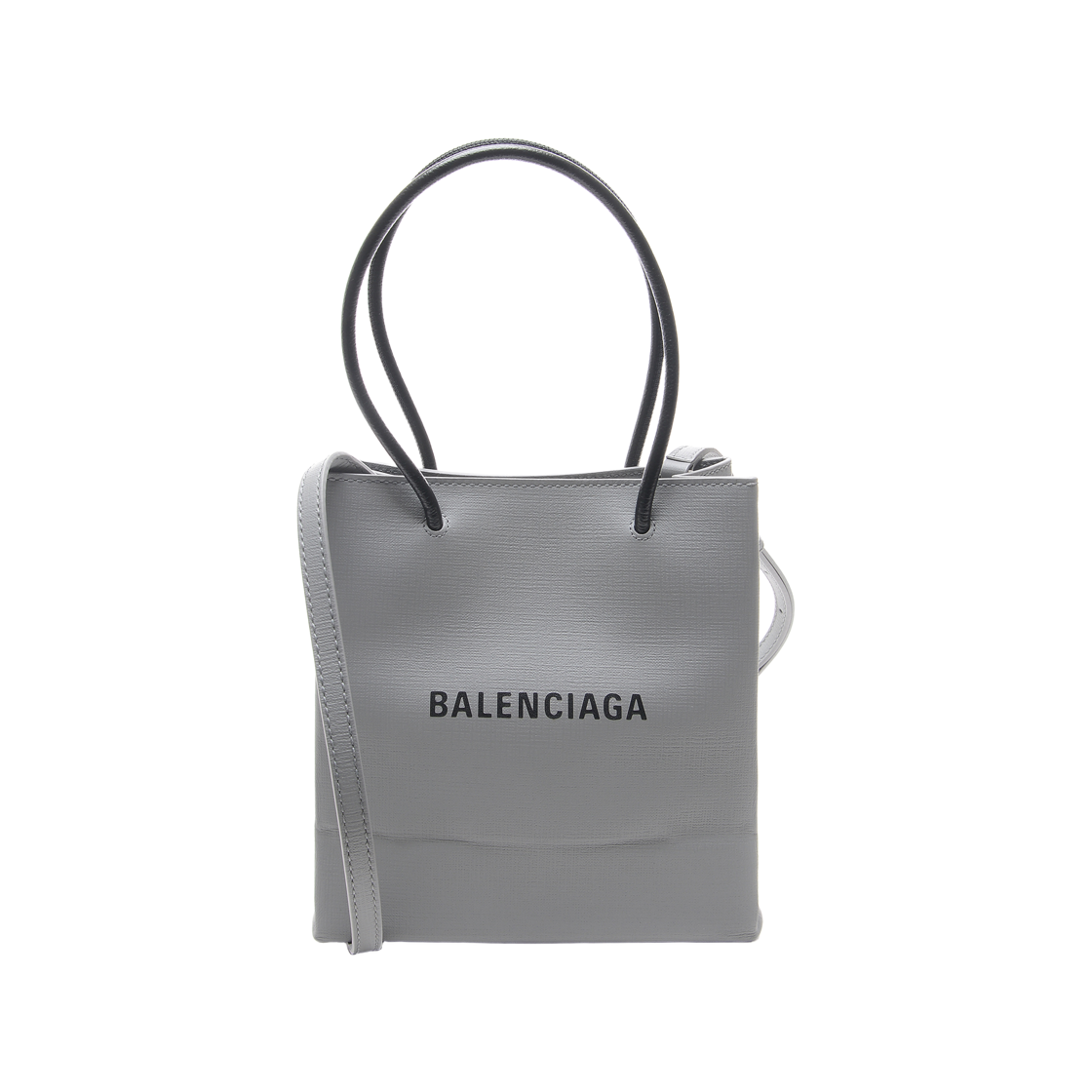 597858_0AI2N_1160_20F [25% 쿠폰] Balenciaga Shopping XXS North-South Tote Bag Grey