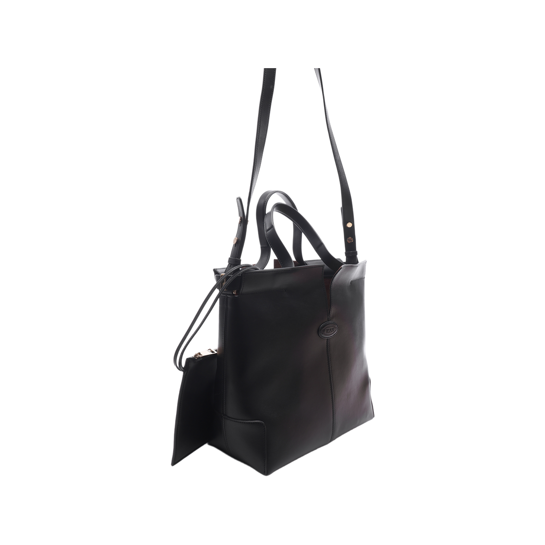 [25% 쿠폰] 토즈 레더 스몰 디아이 백 폴리오 블랙([25% 쿠폰] Tod's Di Bag Folio in Leather Small Black) - 3