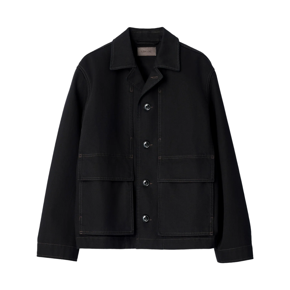 OW1223 LD1055 999 [25% 쿠폰] Lemaire Boxy Jacket Black