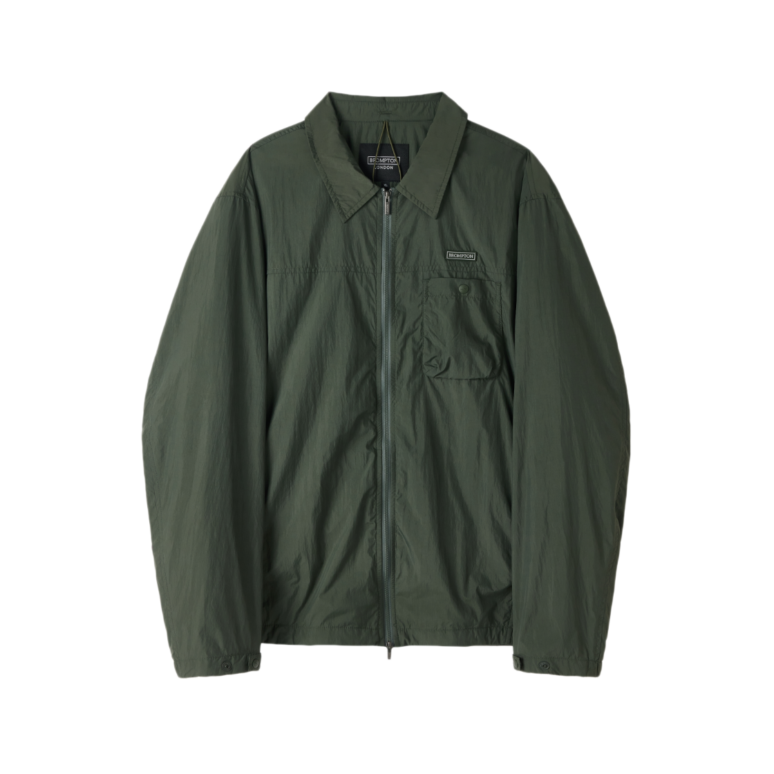 P253MJK101055 BROMPTON LONDON Coach Jacket Khaki
