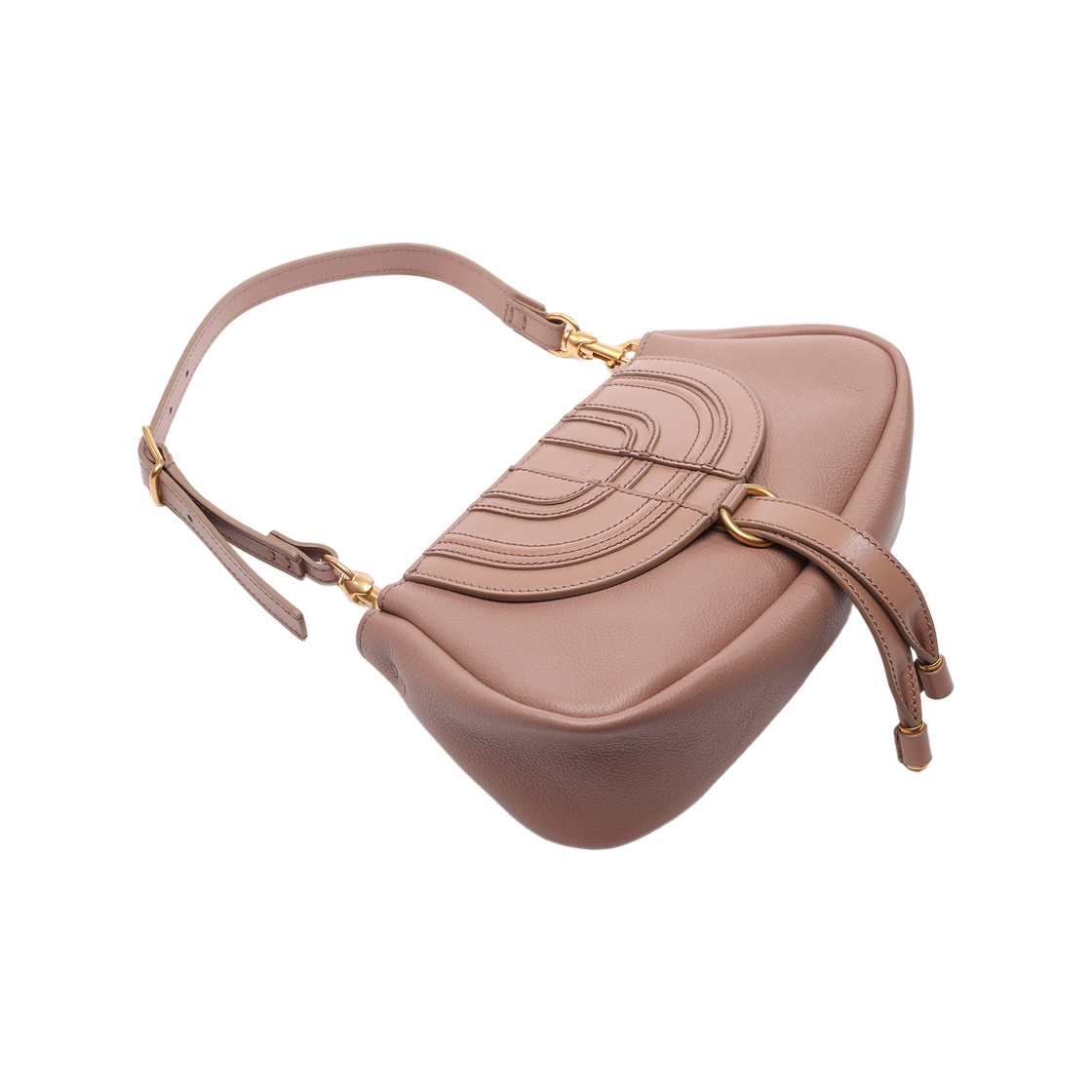 [25% 쿠폰] 끌로에 마르씨 레더 숄더백 우드로즈([25% 쿠폰] Chloe Marcie Leather Shoulder Bag Woodrose) - 5
