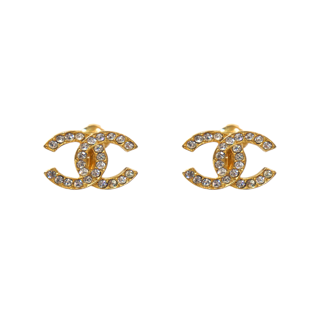 IT28ES9G44JN Chanel Cubic CC Gold Earrings A-B65682