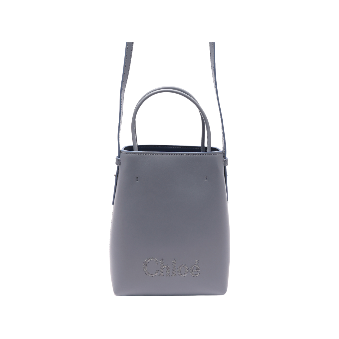 CHC23UP873I10 41A 23F [25% 쿠폰] Chloe Sense Micro Tote Bag Storm Blue