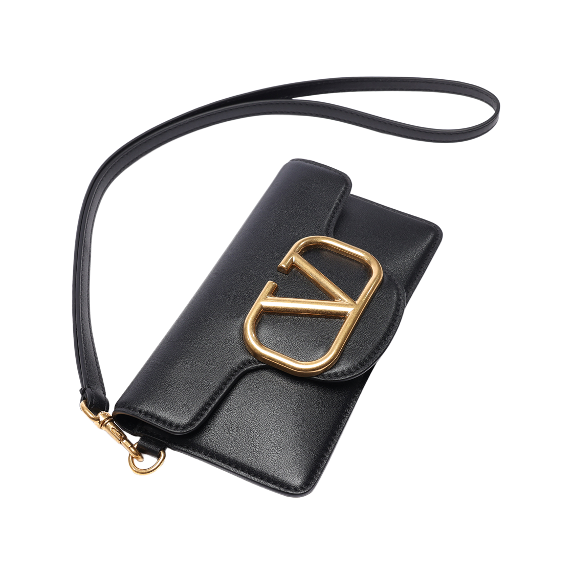 [25% 쿠폰] 발렌티노 넥 스트랩 로고 폰 케이스 블랙([25% 쿠폰] Valentino Logo Phone Case with Neck Strap Black) - 5