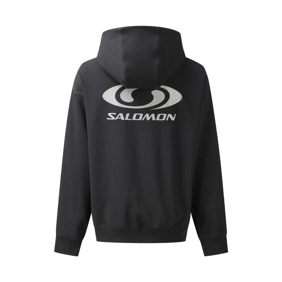 살로몬 UNI 링크 스웻 후드 블랙(Salomon UNI Link Sweat Hoodie Black) - 2