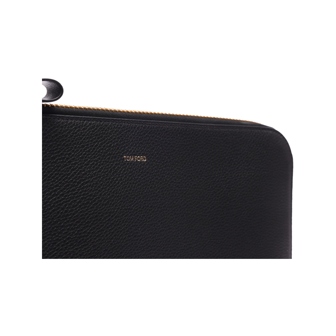 [25% 쿠폰] 톰포드 소프트 그레인 레더 집 포트폴리오 블랙([25% 쿠폰] Tom Ford Soft Grain Leather Zip Portfolio Black) - 4