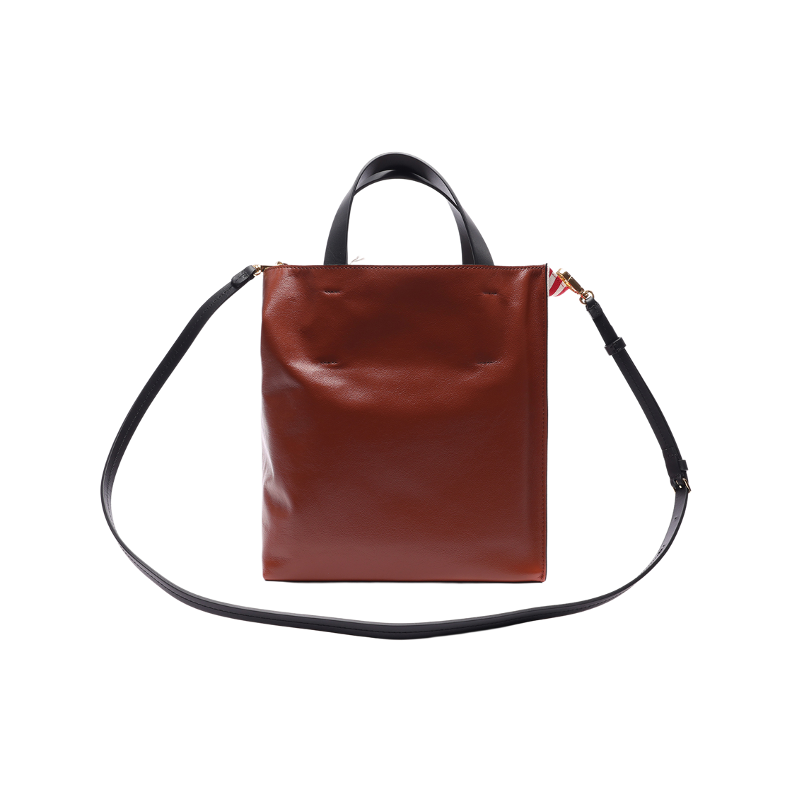[25% 쿠폰] 마르니 뮤제오 스트라이프 토트백 레드([25% 쿠폰] Marni Museo Stripe Tote Bag Red) - 4