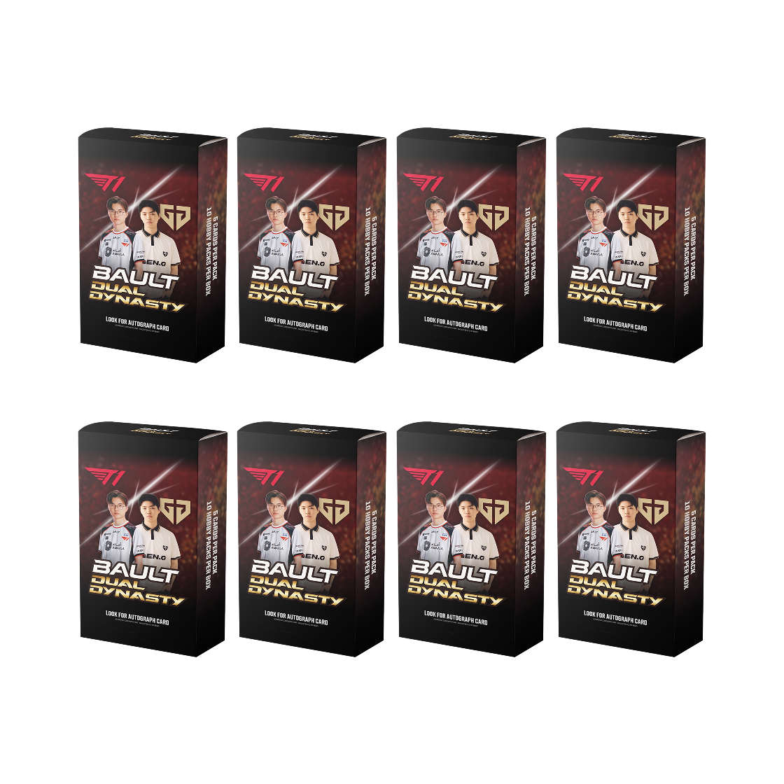 볼트 트레이딩 카드 2026 듀얼 다이나스티 T1 vs 젠지 8 박스 (80팩)(Bault Trading Card 2026 Dual Dynasty T1 vs Gen.g 8 Boxes (Pack of 80))