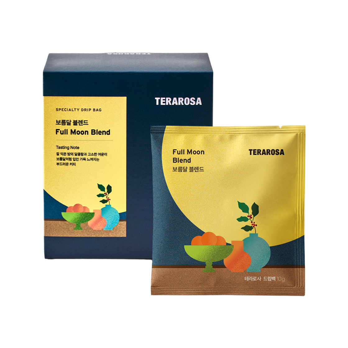 테라로사 보름달 드립백 세트 10개입(TERAROSA Full Moon Drip Bag Gift Set)
