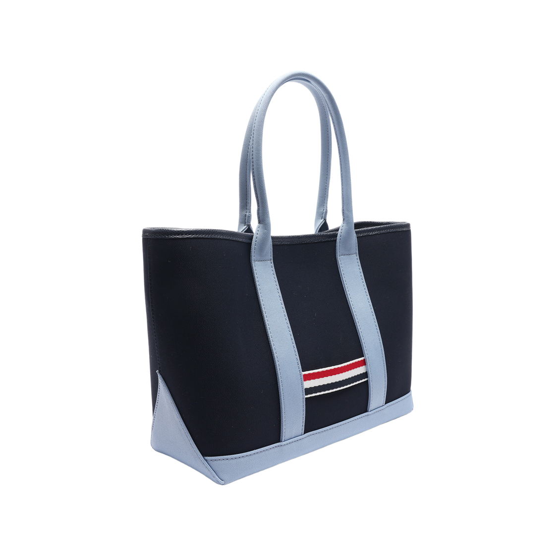 [25% 쿠폰] 톰브라운 캔버스 인터락 스몰 툴 토트백 네이비([25% 쿠폰] Thom Browne Canvas Interlock Small Tool Tote Bag Navy) - 3