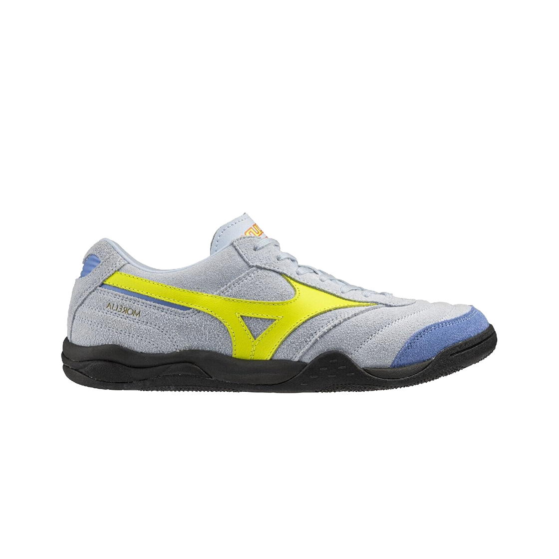 D1GA261A01 Mizuno MORELIA LS Blue Finch Yellow Jasper Lava Orange