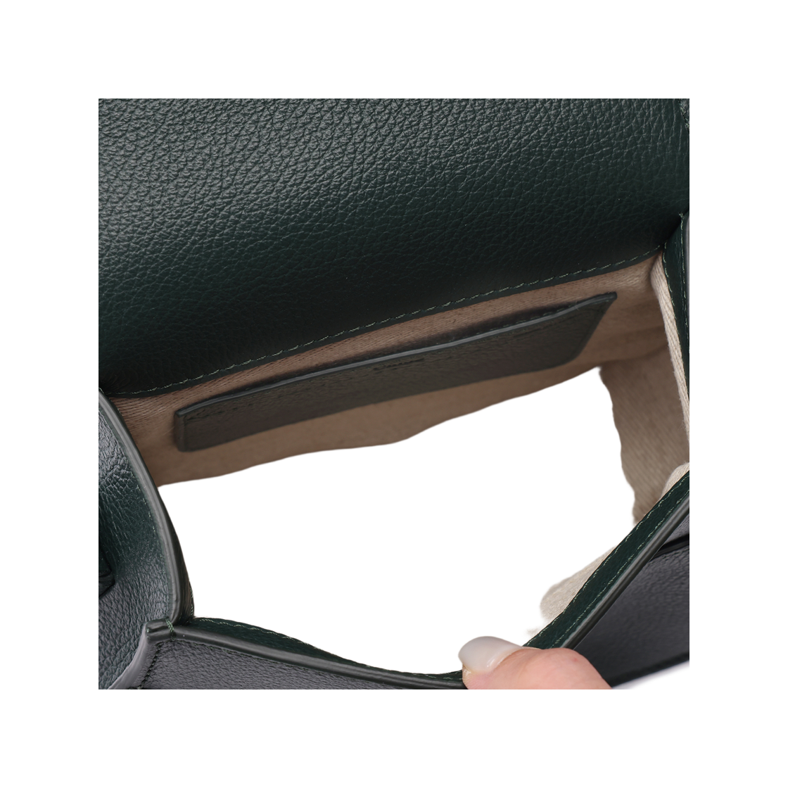 [25% 쿠폰] 끌로에 마르씨 스몰 새들백 그린([25% 쿠폰] Chloe Marcie Small Saddle Bag Green) - 6