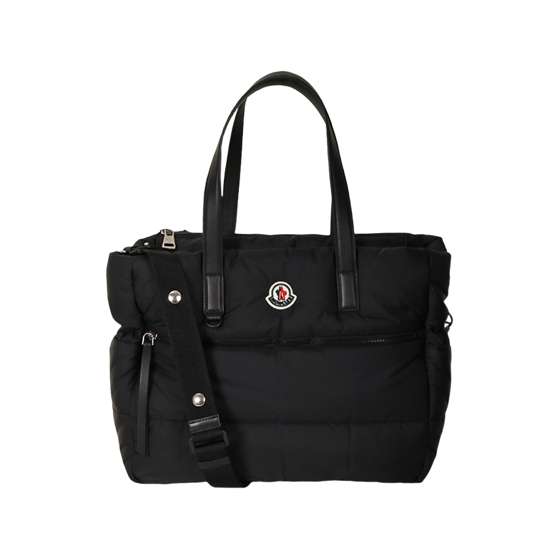 L19515D00001 M6811 999 [25% 쿠폰] (Kids) Moncler Logo Diaper Bag Black - 26SS