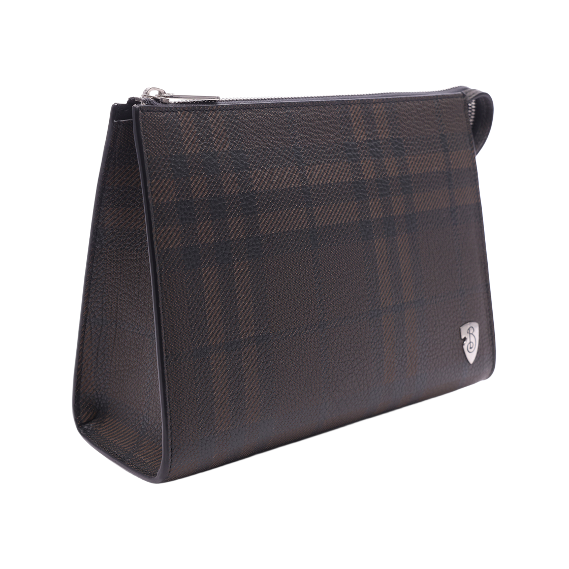 [25% 쿠폰] 버버리 B 쉴드 클러치백 브라운([25% 쿠폰] Burberry B Shield Clutch Bag Brown) - 3