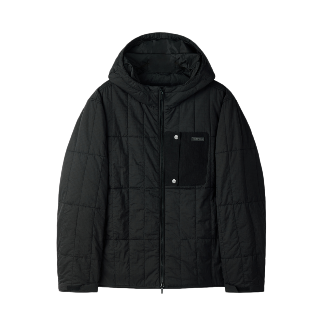 P254UPD130099 BROMPTON LONDON Square-Quilted Padded Jumper Black