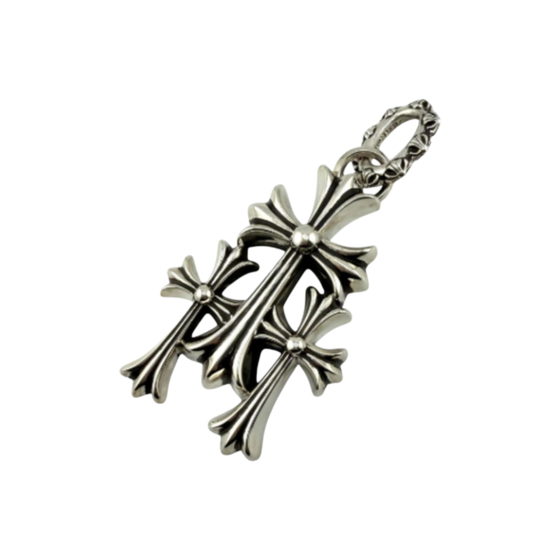 97136 TheDosan x chrome hearts Trinity Cross Pendant L