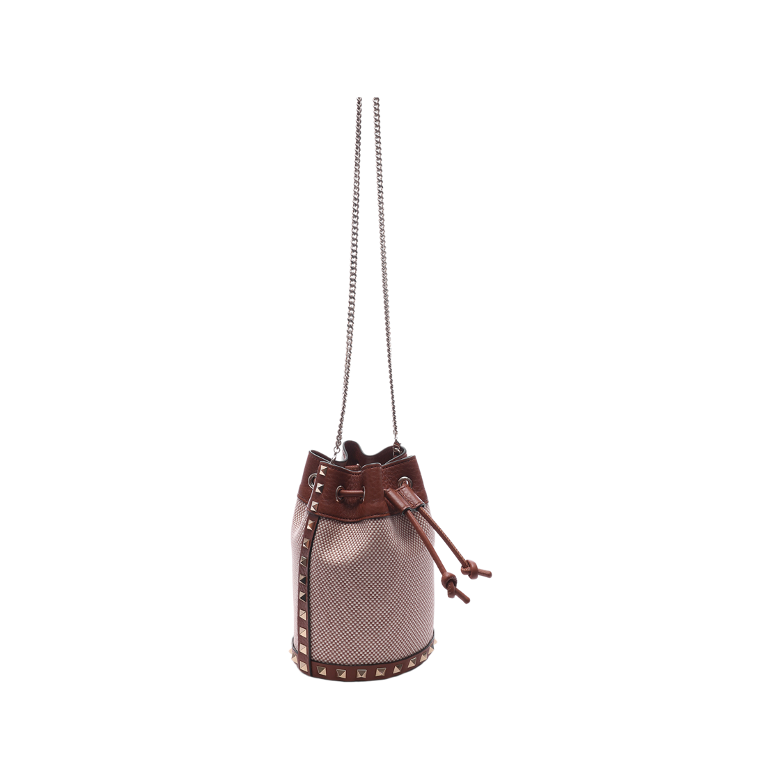 [25% 쿠폰] 발렌티노 락스터드 버킷백 브라운([25% 쿠폰] Valentino Rockstud Bucket Bag Brown) - 3