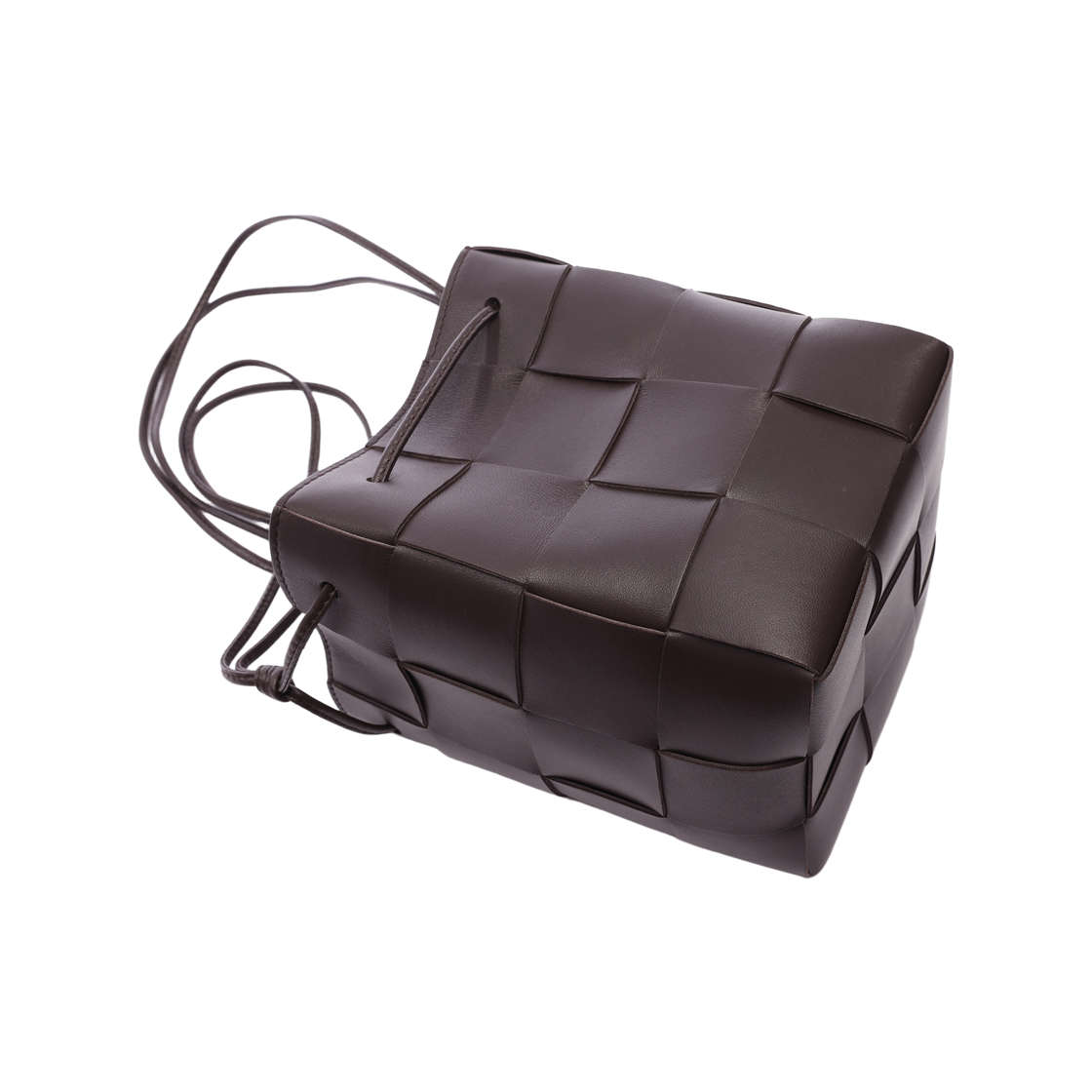 [25% 쿠폰] 보테가 베네타 스몰 레더 카세트 버킷백 폰덴테([25% 쿠폰] Bottega Veneta Small Leather Cassette Bucket Bag Fondant) - 5