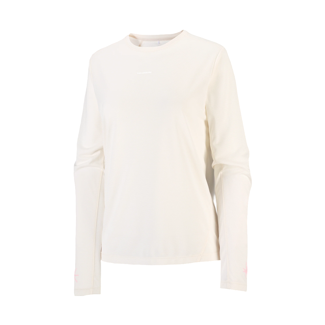 LC2950600 (W) Salomon Shakeout Core Long Sleeve GFX White