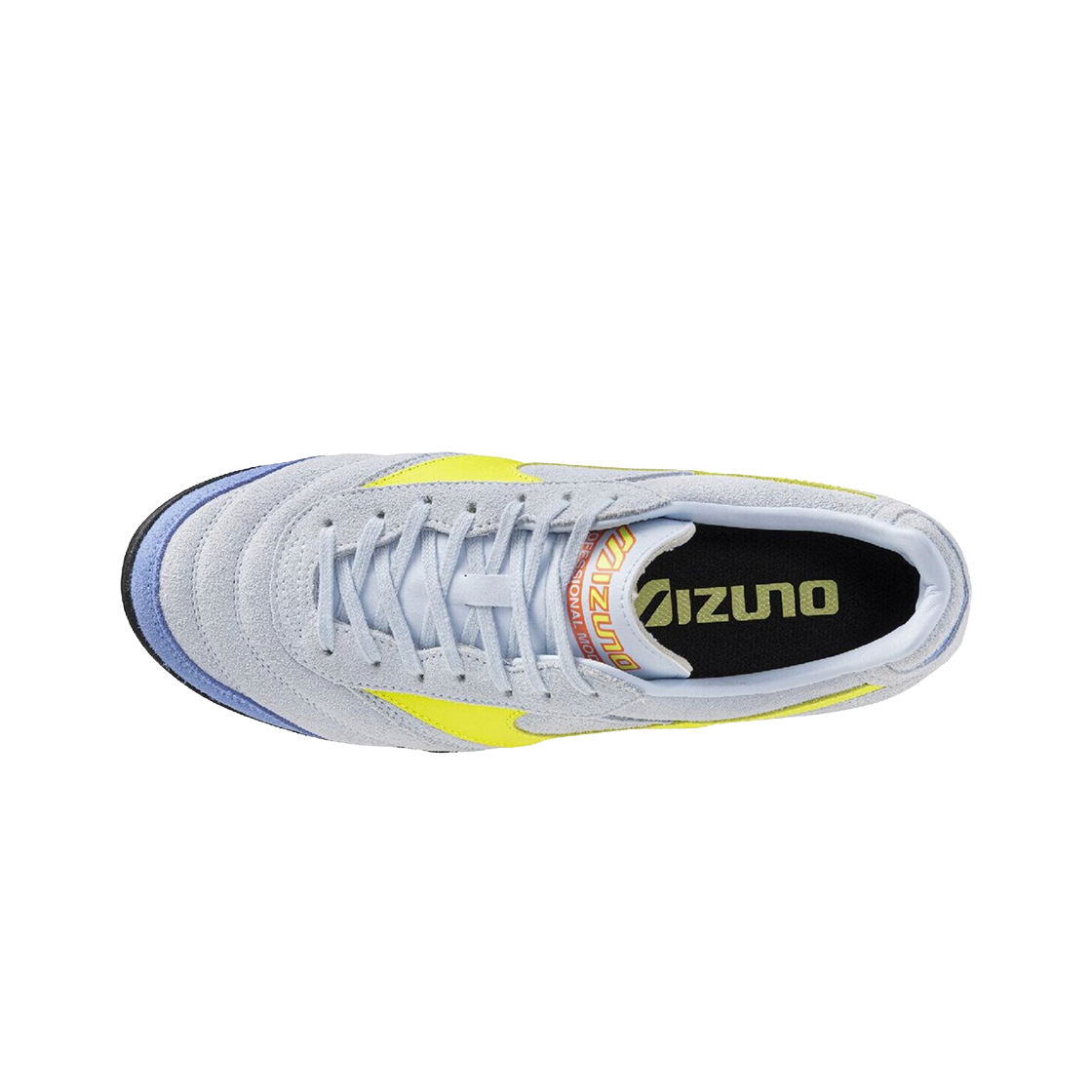 미즈노 모렐리아 LS 블루 핀치 옐로우 재스퍼 라바 오렌지(Mizuno MORELIA LS Blue Finch Yellow Jasper Lava Orange) - 4