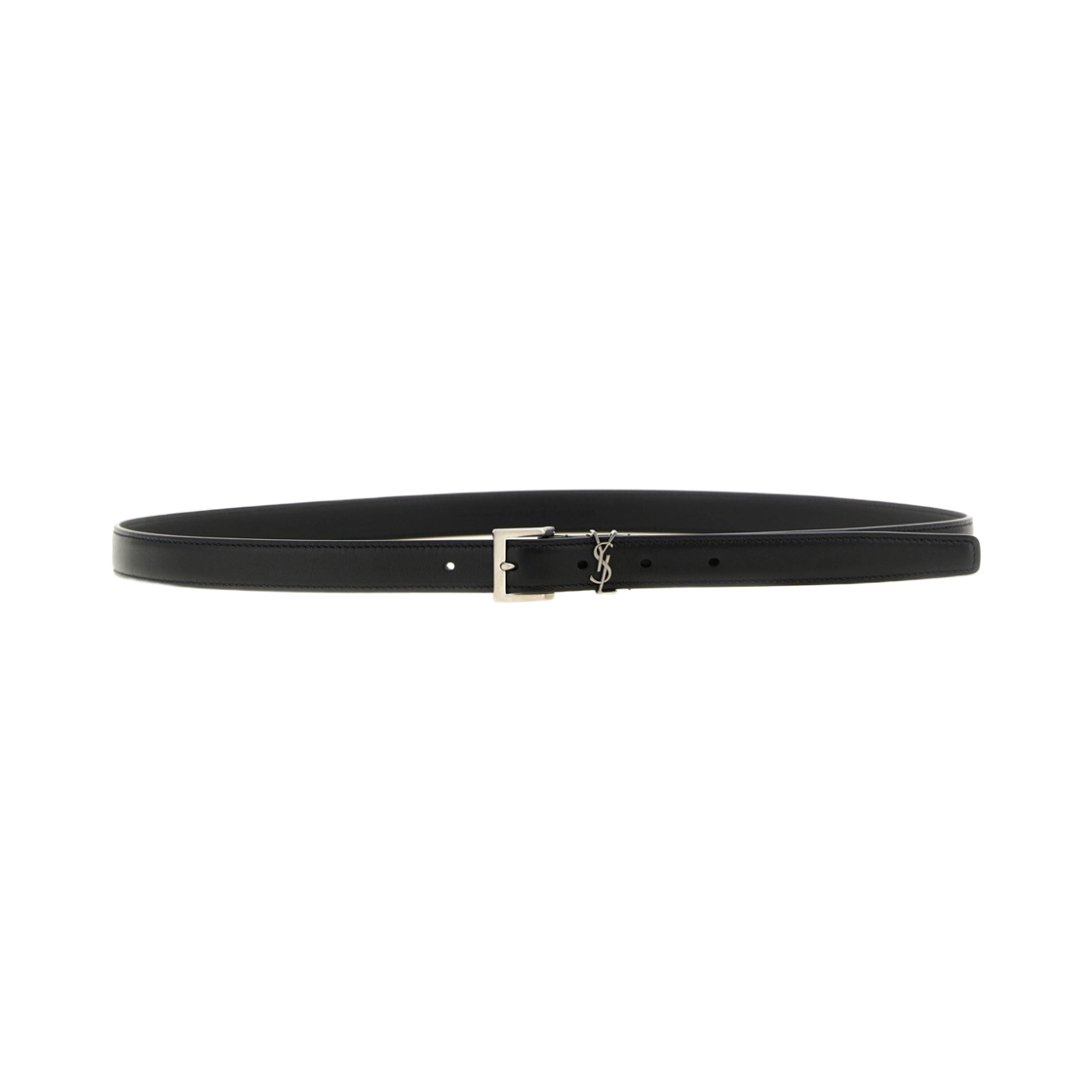 A0054T-BOO0E-1000 Saint Laurent Cassandre Belt Black
